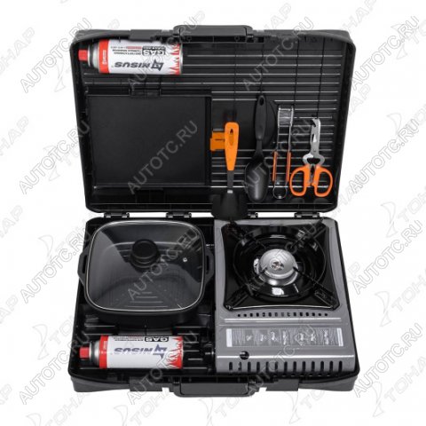 8 499 р. Плита газовая портативная в кейсе NISUS  n-mega kit  с доставкой в г. Кемерово