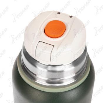 1 319 р. Термос ТОНАР 700ML хаки (пробка-ситечко, крышка-кружка, ремешок)  t-kd-7030-0.7  с доставкой в г. Кемерово. Увеличить фотографию 10