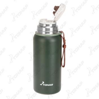 1 319 р. Термос ТОНАР 700ML хаки (пробка-ситечко, крышка-кружка, ремешок)  t-kd-7030-0.7  с доставкой в г. Кемерово. Увеличить фотографию 6