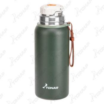1 319 р. Термос ТОНАР 700ML хаки (пробка-ситечко, крышка-кружка, ремешок)  t-kd-7030-0.7  с доставкой в г. Кемерово. Увеличить фотографию 5