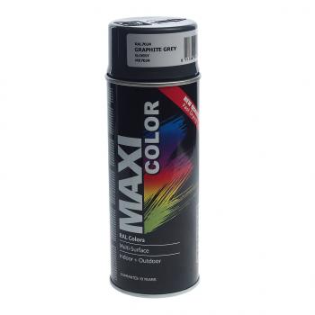 389 р. Краска серая графитовая аэрозоль 400мл MAXI COLOR MAXI COLOR 7024mx  с доставкой в г. Кемерово. Увеличить фотографию 1