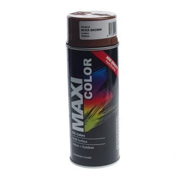 399 р. Краска бежево-коричневая аэрозоль 400мл MAXI COLOR MAXI COLOR 8024mx  с доставкой в г. Кемерово. Увеличить фотографию 1