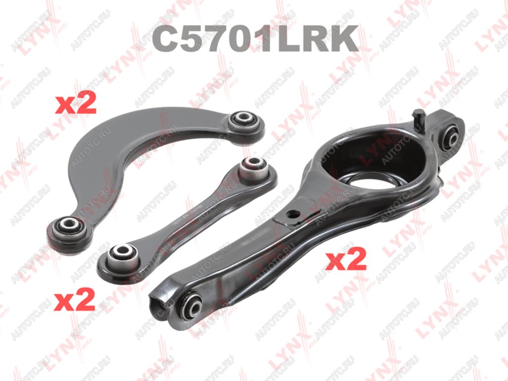 15 349 р. Рычаг подвески FORD Focus задней комплект LYNX LYNX c5701lrk  с доставкой в г. Кемерово