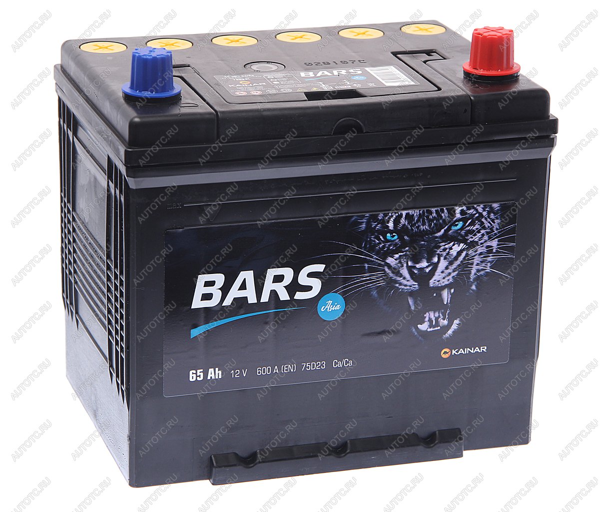 7 999 р. Аккумулятор BARS Asia 65Ач обратная полярность BARS 6ст65(0) 75d23l 88d23l  с доставкой в г. Кемерово