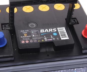 7 999 р. Аккумулятор BARS Asia 65Ач обратная полярность BARS 6ст65(0) 75d23l 88d23l  с доставкой в г. Кемерово. Увеличить фотографию 2