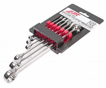 5 599 р. Набор ключей накидных TORX Е6-E24 6 предметов JTC JTC TOOLS CO., LTD jtc-ef6s  с доставкой в г. Кемерово. Увеличить фотографию 1
