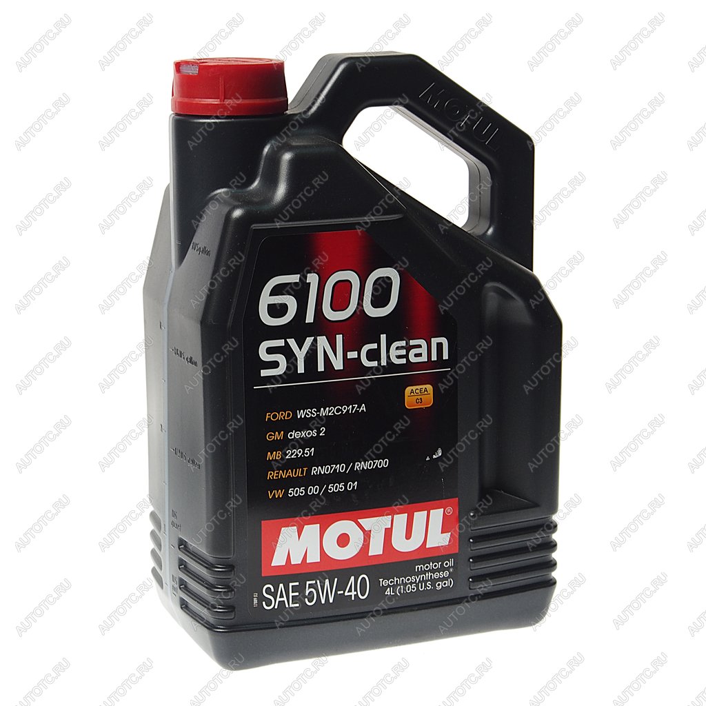 4 199 р. Масло моторное 6100 SYN-CLEAN 5W40 псинт.4л MOTUL MOTUL 107942  с доставкой в г. Кемерово