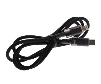 499 р. Кабель iPhone (5-)-USB Type C 1м черный XO XO nb-q282a black  с доставкой в г. Кемерово. Увеличить фотографию 2