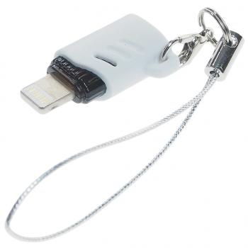 219 р. Переходник iPhone (5-)-USB Type C XO XO nb256e white  с доставкой в г. Кемерово. Увеличить фотографию 1