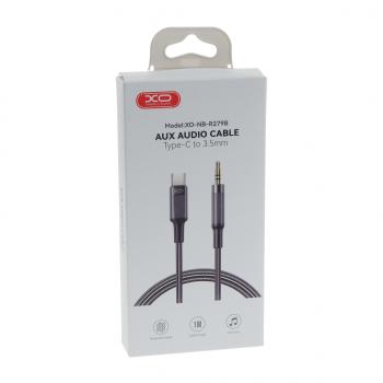 459 р. Переходник USB Type C на jack 3.5 черный XO XO nb-r279b black  с доставкой в г. Кемерово. Увеличить фотографию 2