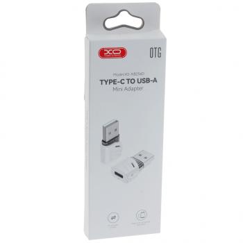 199 р. Переходник USB-A-USB Type C XO XO nb256d white  с доставкой в г. Кемерово. Увеличить фотографию 3