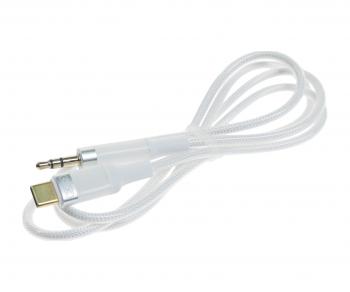 469 р. Переходник USB Type C на jack 3.5 белый XO XO nb-r279b white  с доставкой в г. Кемерово. Увеличить фотографию 1