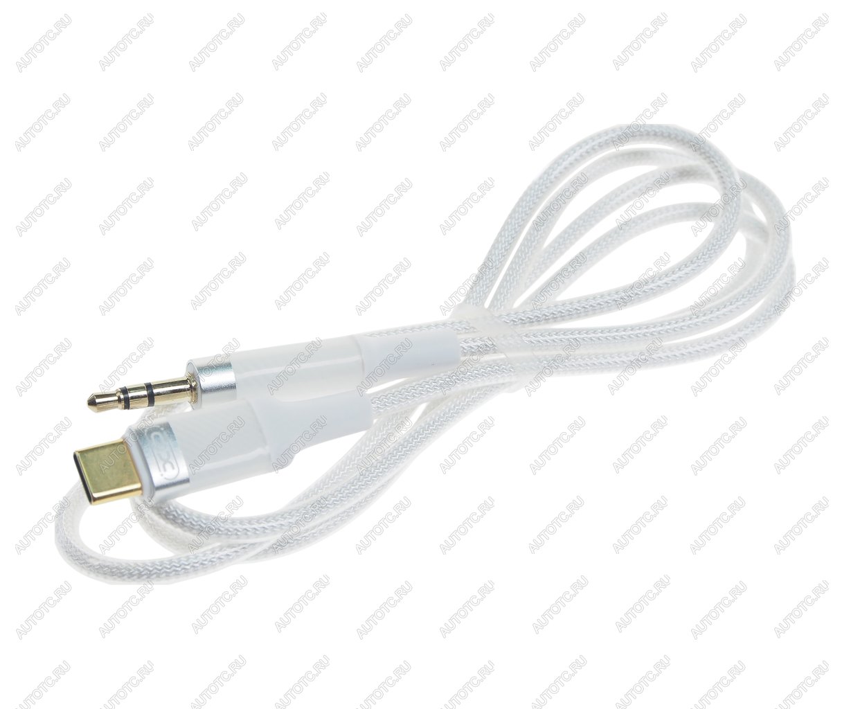 469 р. Переходник USB Type C на jack 3.5 белый XO XO nb-r279b white  с доставкой в г. Кемерово