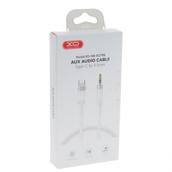 469 р. Переходник USB Type C на jack 3.5 белый XO XO nb-r279b white  с доставкой в г. Кемерово. Увеличить фотографию 2