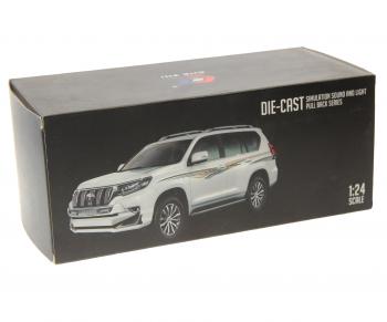 3 499 р. Модель автомобиля TOYOTA Land Cruiser Prado (1:24) (CHE ZHI) (свет,звук) NO NAME cz124  с доставкой в г. Кемерово. Увеличить фотографию 3