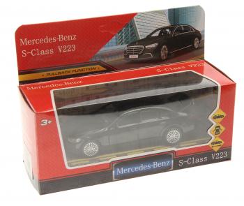 1 179 р. Модель автомобиля MERCEDES S (V223) металлическая ТЕХНОПАРК ТЕХНОПАРК sclass-13-bk  с доставкой в г. Кемерово. Увеличить фотографию 1