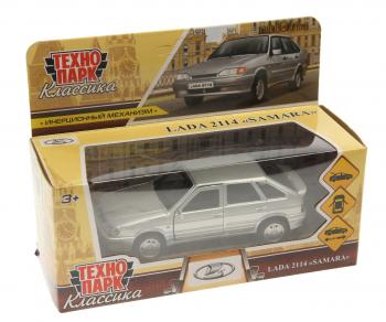 1 179 р. Модель автомобиля LADA 2114 SAMARA металлическая ТЕХНОПАРК ТЕХНОПАРК 2114-12-sr  с доставкой в г. Кемерово. Увеличить фотографию 1