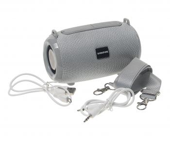 829 р. Колонка беспроводная bluetooth BOROFONE BOROFONE br4 grey  с доставкой в г. Кемерово. Увеличить фотографию 1