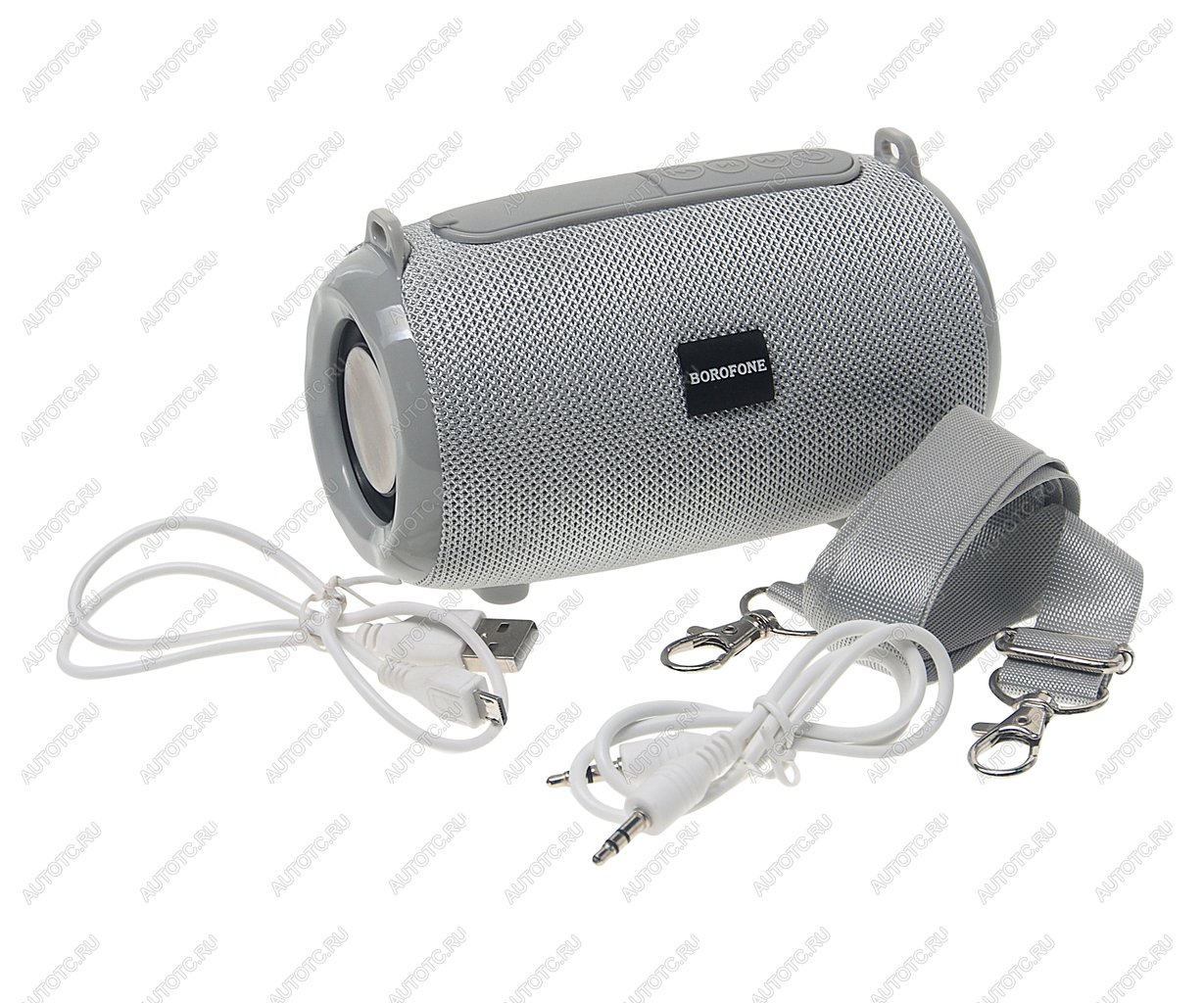 829 р. Колонка беспроводная bluetooth BOROFONE BOROFONE br4 grey  с доставкой в г. Кемерово