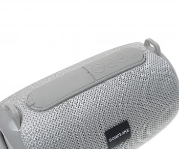 829 р. Колонка беспроводная bluetooth BOROFONE BOROFONE br4 grey  с доставкой в г. Кемерово. Увеличить фотографию 4