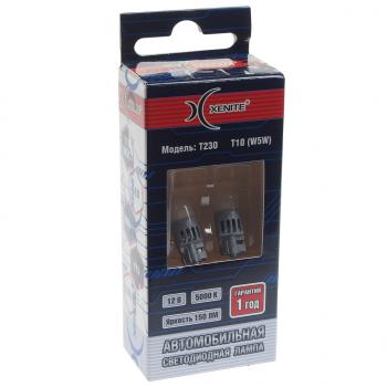 232 р. Лампа светодиодная 1224V W5W T10W W2.1х9.5d блистер (2шт.) XENITE XENITE 1009572  с доставкой в г. Кемерово. Увеличить фотографию 2