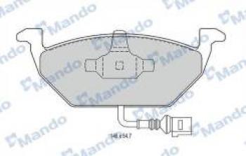 2 599 р. Колодки тормозные передние (4шт.) MANDO Audi A3 8LA хэтчбэк 5 дв. рестайлинг (2000-2003)  с доставкой в г. Кемерово. Увеличить фотографию 1