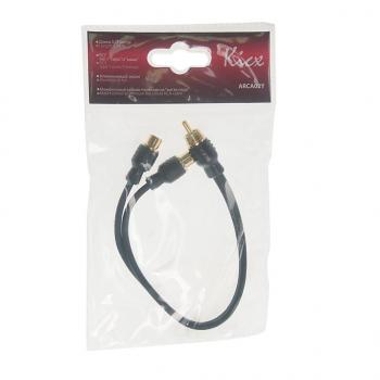 479 р. Кабель RCA 1х2 адаптер KICX KICX arca02y  с доставкой в г. Кемерово. Увеличить фотографию 1