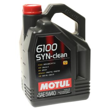 5 299 р. Масло моторное 6100 SYN-CLEAN 5W40 псинт.5л MOTUL MOTUL 111692  с доставкой в г. Кемерово. Увеличить фотографию 1