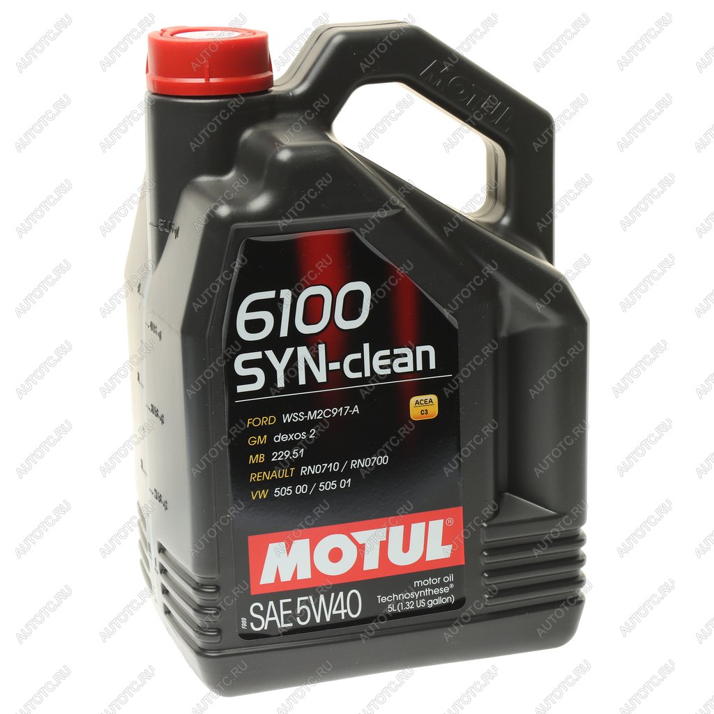 5 299 р. Масло моторное 6100 SYN-CLEAN 5W40 псинт.5л MOTUL MOTUL 111692  с доставкой в г. Кемерово