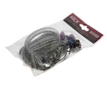 1 239 р. Кабель RCA 4х4 5м KICX KICX mrca45  с доставкой в г. Кемерово. Увеличить фотографию 1