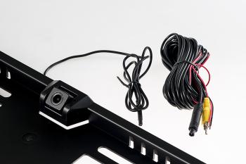 3 699 р. Камера заднего вида автомобильная в рамке знака номерного INTERPOWER INTERPOWER ip-616 ahdcvbs  с доставкой в г. Кемерово. Увеличить фотографию 2