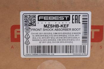 1 129 р. Пыльник амортизатора MAZDA CX-5 (11-) переднего (1шт.) FEBEST FEBEST mzshb-kef  с доставкой в г. Кемерово. Увеличить фотографию 3