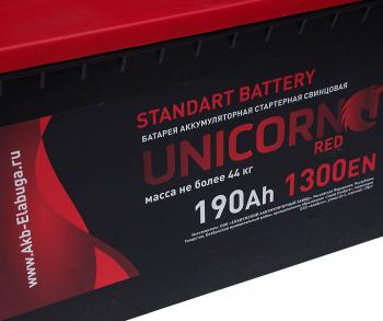 20 699 р. Аккумулятор UNICORN Red 190Ач UNICORN 6ст190(4)  с доставкой в г. Кемерово. Увеличить фотографию 2