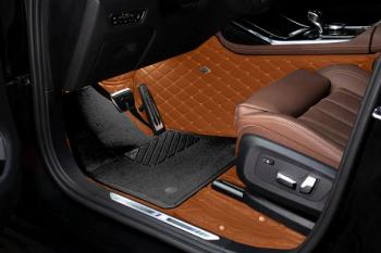 8 599 р. Ковры (кожа+текстиль) Автопилот Mercedes-Benz E-Class W213 седан рестайлинг (2020-2025) (бежевый)  с доставкой в г. Кемерово. Увеличить фотографию 2
