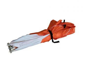 10 649 р. Палатка зимняя куб СЛЕДОПЫТ 2,1 х2,1 м, Oxford 210D PU 1000, оранжевыйбелый  pf-tw-06  с доставкой в г. Кемерово. Увеличить фотографию 11