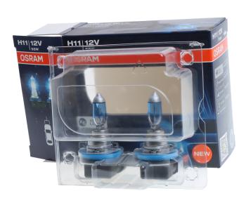 1 149 р. Лампа 12V H11 55W PGJ19-2 +30% 4000К евробокс (2шт.) XWhite Blue OSRAM OSRAM 62211xwb-hcb  с доставкой в г. Кемерово. Увеличить фотографию 1
