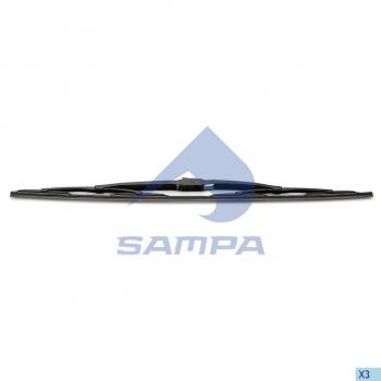 419 р. Щетка стеклоочистителя IVECO MAN MERCEDES VOLVO 650мм каркасная SAMPA SAMPA 202.142  с доставкой в г. Кемерово. Увеличить фотографию 1