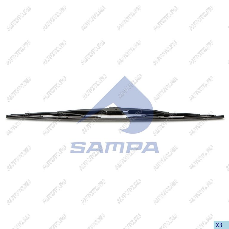 419 р. Щетка стеклоочистителя IVECO MAN MERCEDES VOLVO 650мм каркасная SAMPA SAMPA 202.142  с доставкой в г. Кемерово