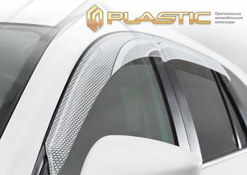 2 399 р. Дефлектора окон CA-Plastic  Solaris KRS (2024-2025) (серия Art белая, без хром. молдинга )  с доставкой в г. Кемерово. Увеличить фотографию 2