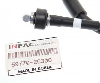 1 059 р. Трос стояночного тормоза HYUNDAI Coupe (01-) правый INFAC INFAC 59770-2c300  с доставкой в г. Кемерово. Увеличить фотографию 2