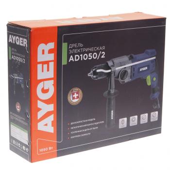 5 449 р. Дрель ударная 1050Вт AYGER AYGER ad10502  с доставкой в г. Кемерово. Увеличить фотографию 8