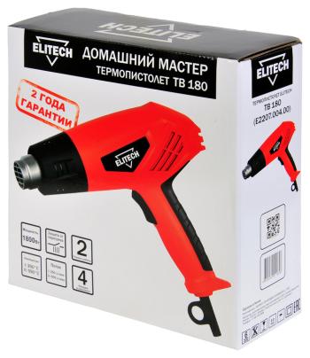 2 279 р. Фен промышленный термопистолет 1800Вт 350550град. ELITECH ELITECH тв 180  с доставкой в г. Кемерово. Увеличить фотографию 5