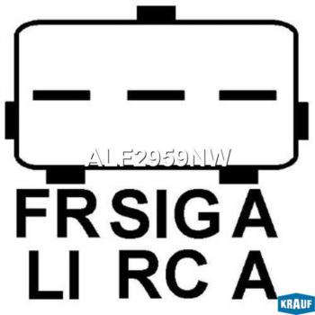 14 999 р. Генератор FORD Mondeo (00-) KRAUF KRAUF alf2959nw  с доставкой в г. Кемерово. Увеличить фотографию 8