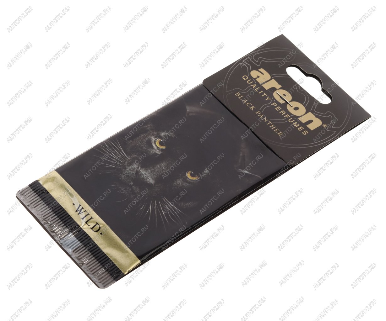 75 р. Ароматизатор подвесной пластина (черная пантера) Wild AREON AREON aw02  с доставкой в г. Кемерово