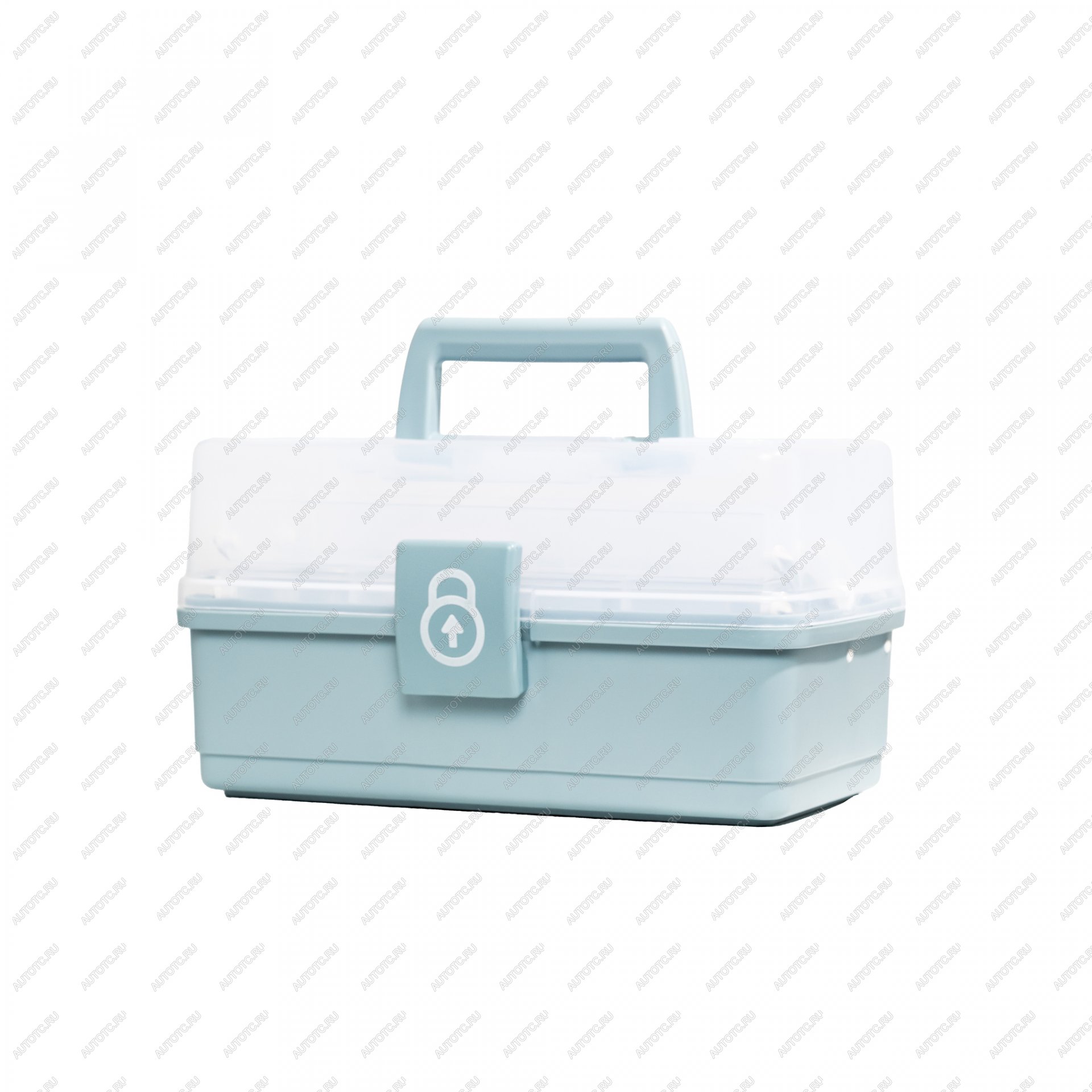 1 099 р. Ящик для инструмента IRIS KIT BOX 27 серо-голубой  297792  с доставкой в г. Кемерово