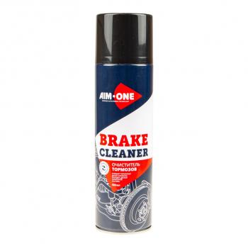 258 р. Очиститель тормозов 500мл аэрозоль Brake Cleaner без запаха AIM-ONE AIM-ONE bcn-500  с доставкой в г. Кемерово. Увеличить фотографию 1