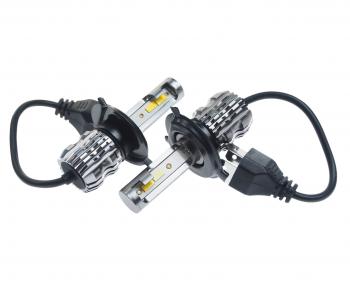 1 999 р. Лампа светодиодная 12V H4 P43t 4000lm бокс (2шт.) CLEARLIGHT CLEARLIGHT clx5led30h4-2  с доставкой в г. Кемерово. Увеличить фотографию 1