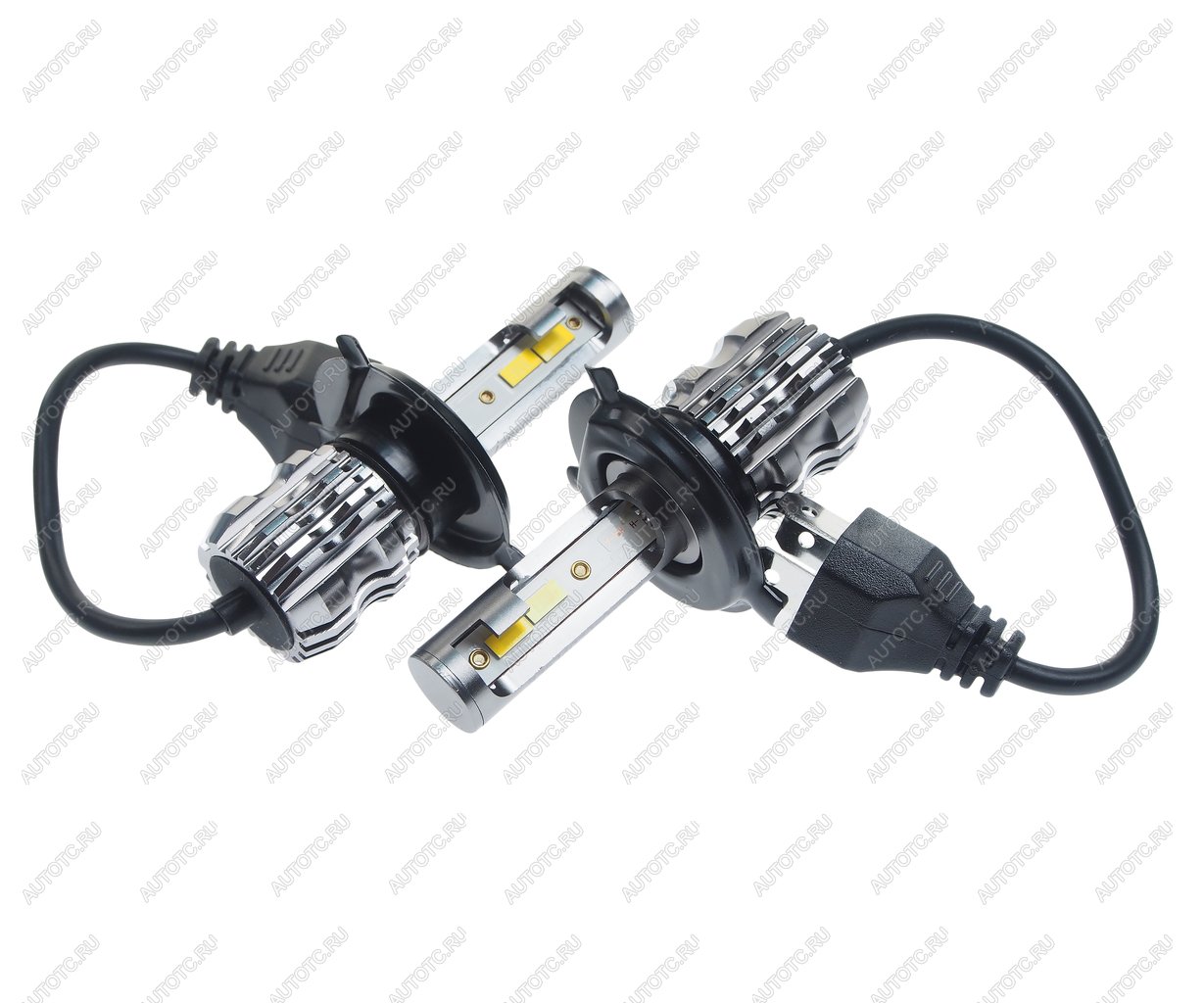 1 999 р. Лампа светодиодная 12V H4 P43t 4000lm бокс (2шт.) CLEARLIGHT CLEARLIGHT clx5led30h4-2  с доставкой в г. Кемерово