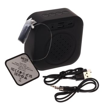 979 р. Колонка беспроводная bluetooth HOCO HOCO hc22 черный  с доставкой в г. Кемерово. Увеличить фотографию 2