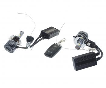 9 549 р. Лампа светодиодная 12V H4 P43t бокс (2шт.) MTF MTF sm04k5  с доставкой в г. Кемерово. Увеличить фотографию 2